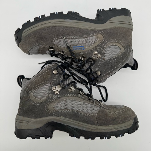 Columbia Hilltop Ridge Gray Lace Up Hiking Boot Size 7 - Picture 8 of 13